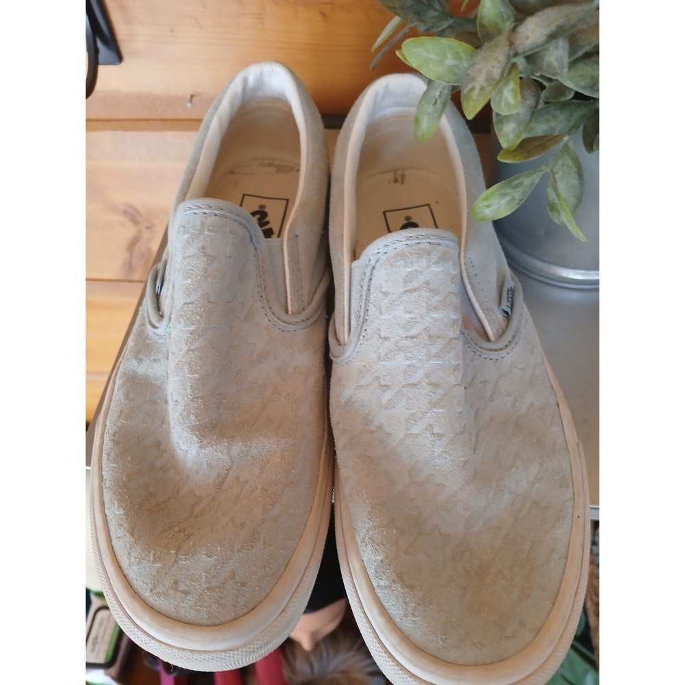 Vans Women's Blue and White Trainers Unisex Women's 7 Men's 5.5 Suede - Picture 5 of 8